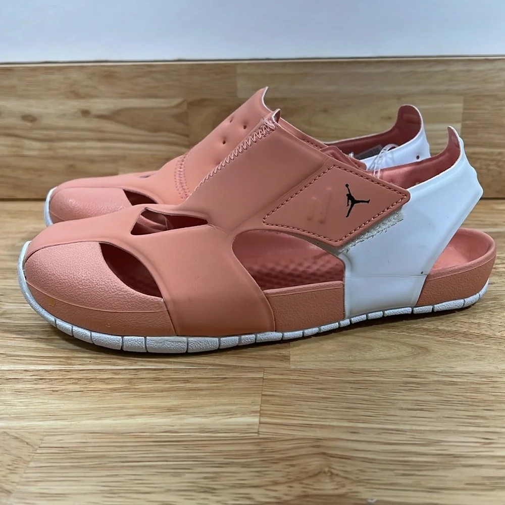 NEW Air Jordan 3Y Peach Pink White Sandal‎ Shoes